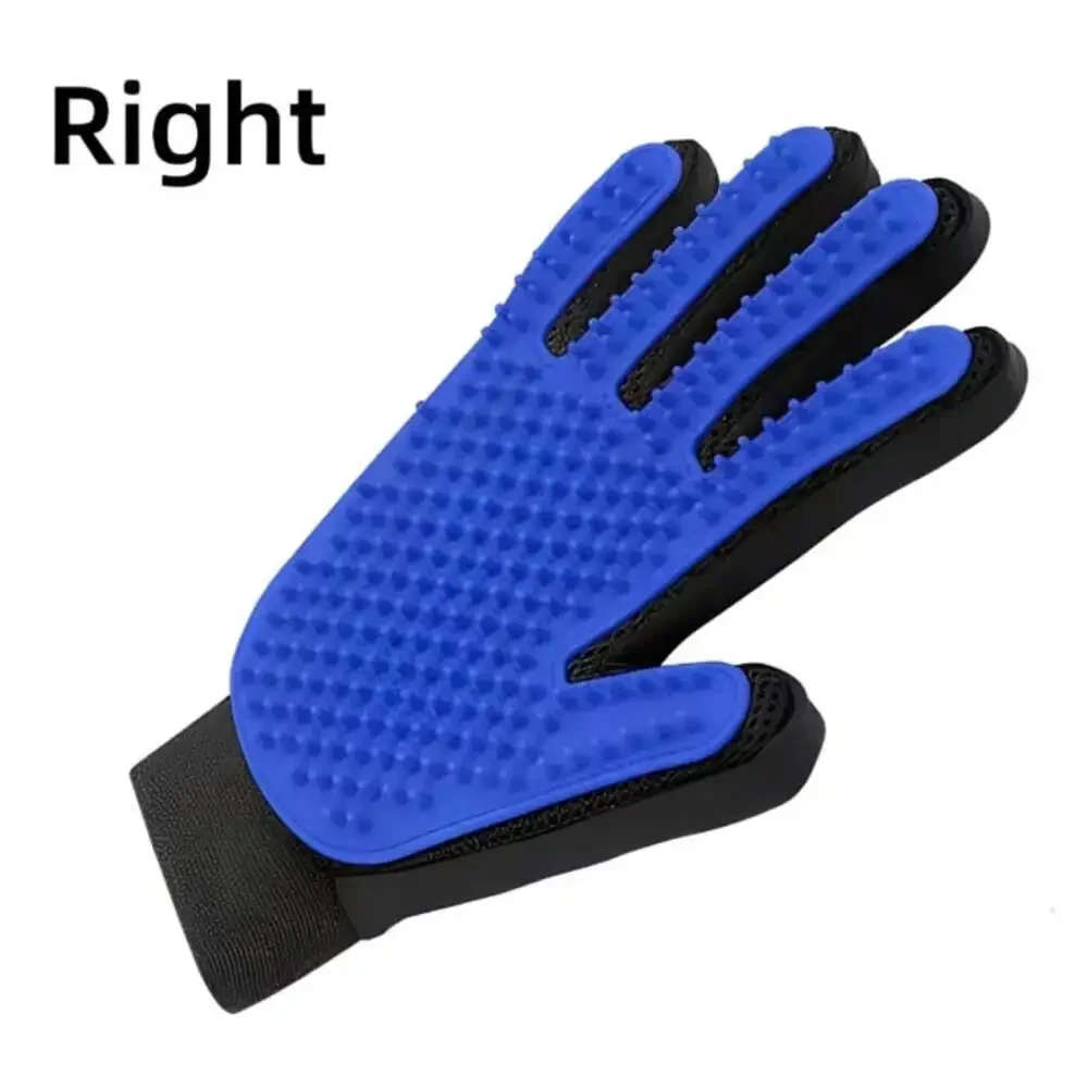 Pet Hair Remover Shower Gloves Puppy Cats Bath Brush Cleaning Silicone Comb Glov